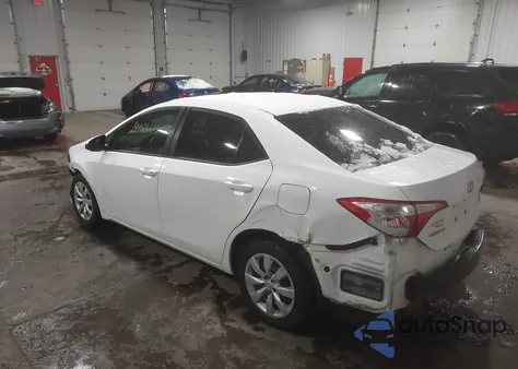 2016 Toyota Corolla Le from USA, damaged, VIN 2T1BURHE2GC599193